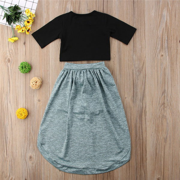 Trendy Toddler Half sleeve 2pc Set - The Childrens Firm