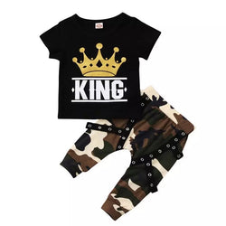 My King Camo Pants Set - The Childrens Firm