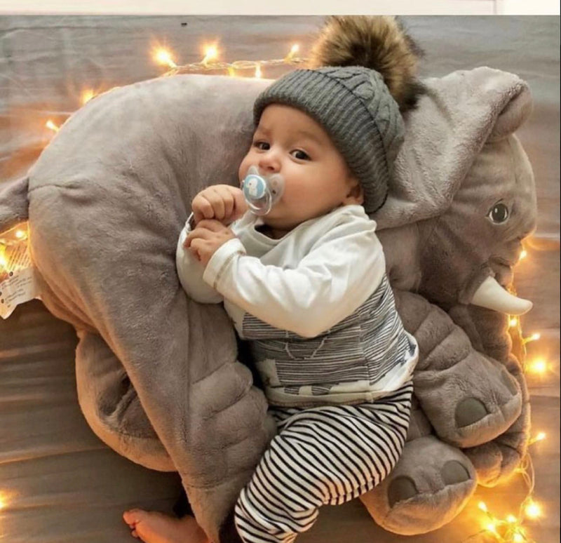 Elephant Soothing Plush Pillow - The Childrens Firm