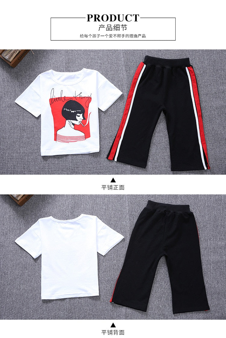 Girls Edgy 2Pcs Set - The Childrens Firm