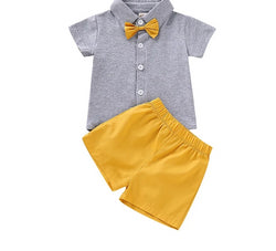 Bow-Tie Buddy Short SET - The Childrens Firm