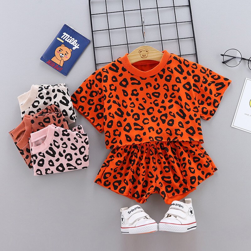 Leopard Cutie Shorts Set - The Childrens Firm