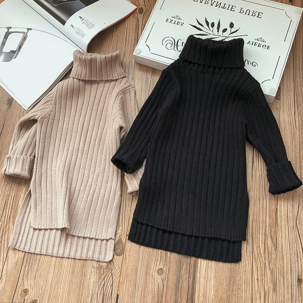 Turtle Neck Long Autumn Top - The Childrens Firm
