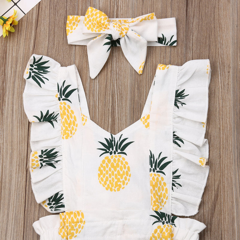 Pineapple 2PC Jumpsuit - The Childrens Firm