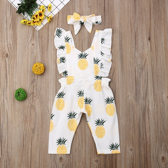 Pineapple 2PC Jumpsuit - The Childrens Firm