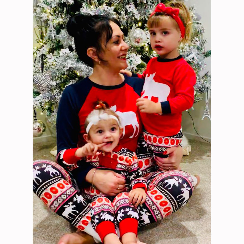 Family Matching Christmas Reindeer Pajama Set - The Childrens Firm