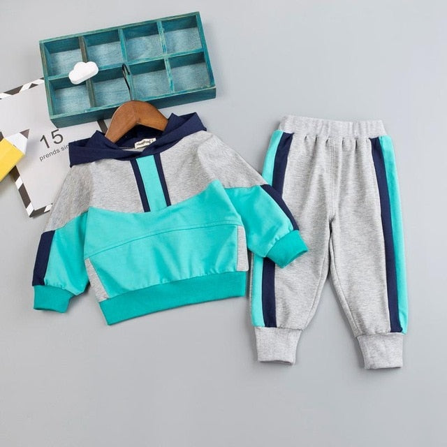 Color Blocking Track Suit - The Childrens Firm