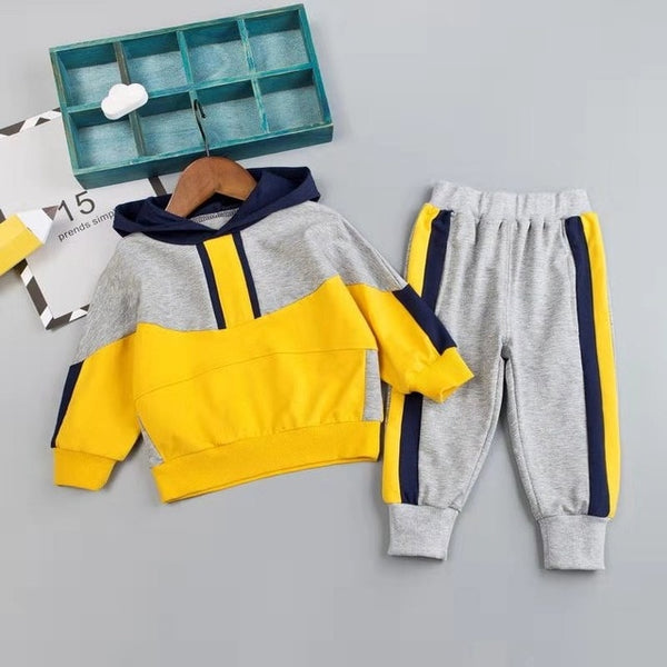 Color Blocking Track Suit - The Childrens Firm