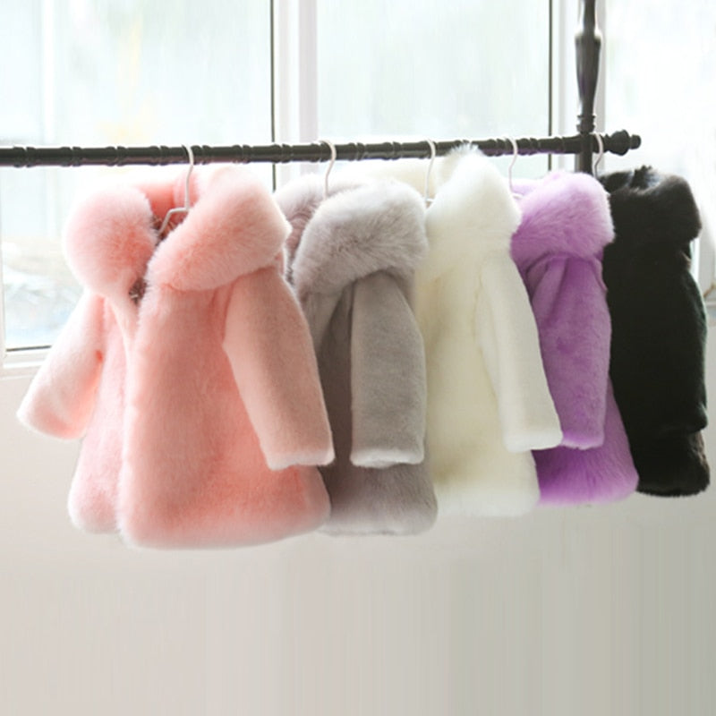 Plush Faux Fur Winter Coat