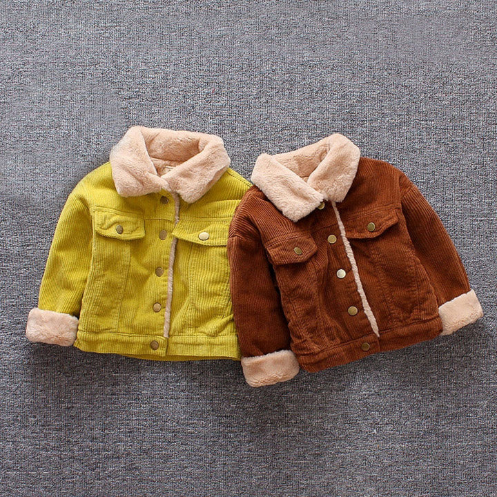 Wool Fur Corduroy Jacket - The Childrens Firm