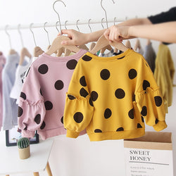 Polka Dot Puffy Sweater - The Childrens Firm