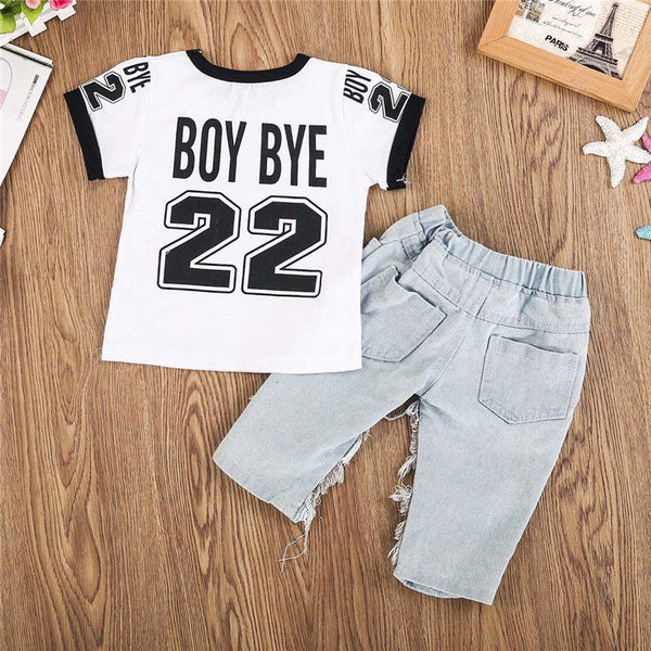 Boy Bye Outfit Set - The Childrens Firm