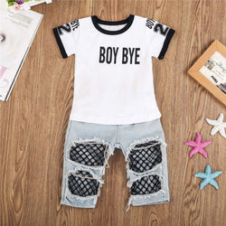 Boy Bye Outfit Set - The Childrens Firm