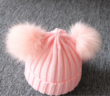 Poof Ball Beanie Cap - The Childrens Firm