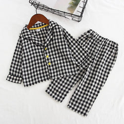 Black & White Checkered 2Pc Suit - The Childrens Firm