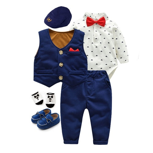 Baby Boys 6piece Suit - The Childrens Firm