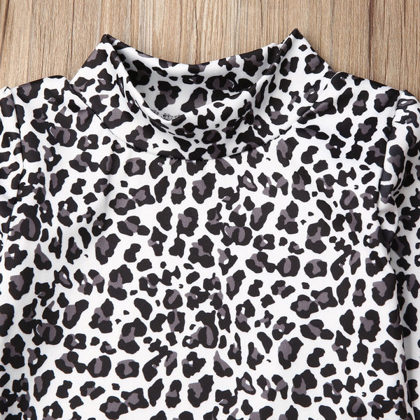 Leopard Suspender Dress - The Childrens Firm