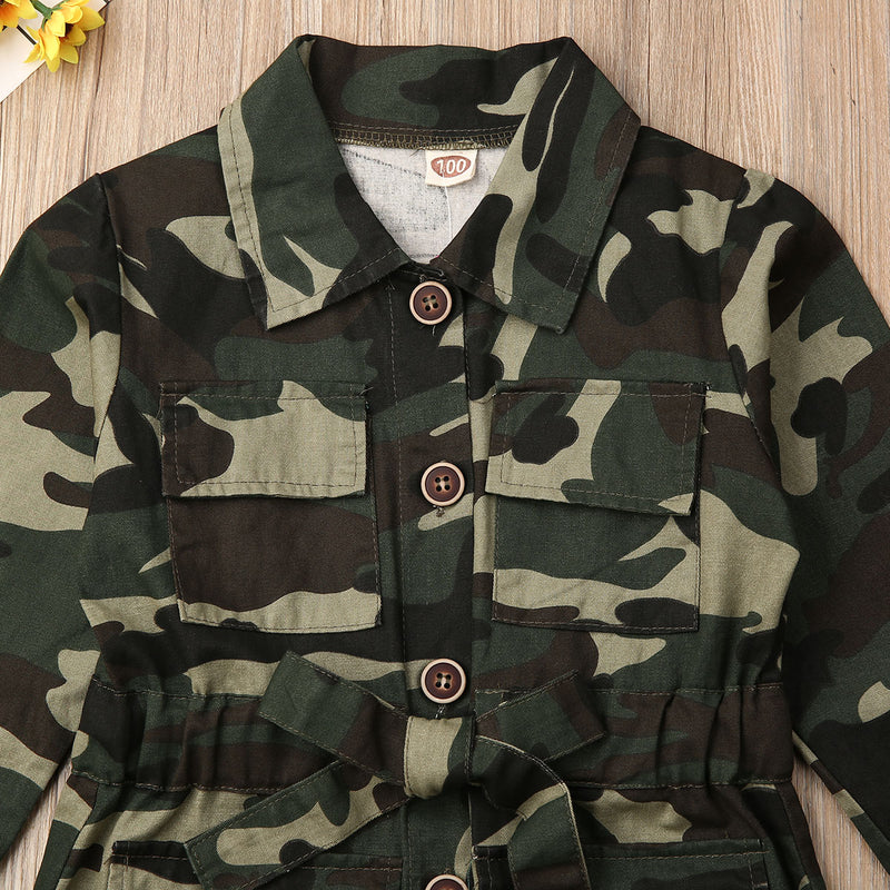 Camo Trench Coat - The Childrens Firm