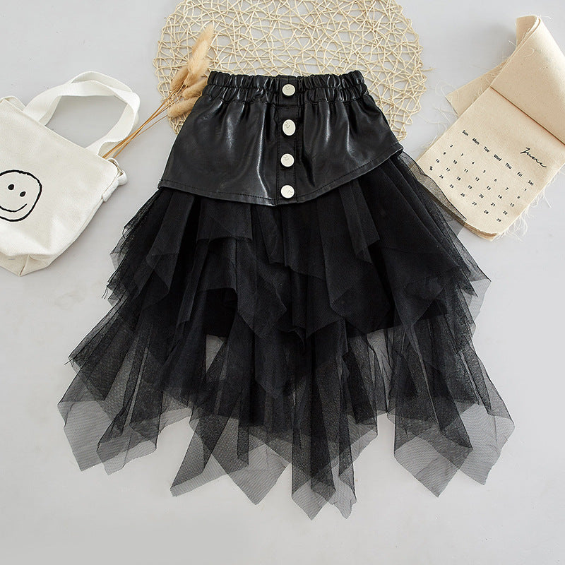 Black Button Tutu Skirt - The Childrens Firm