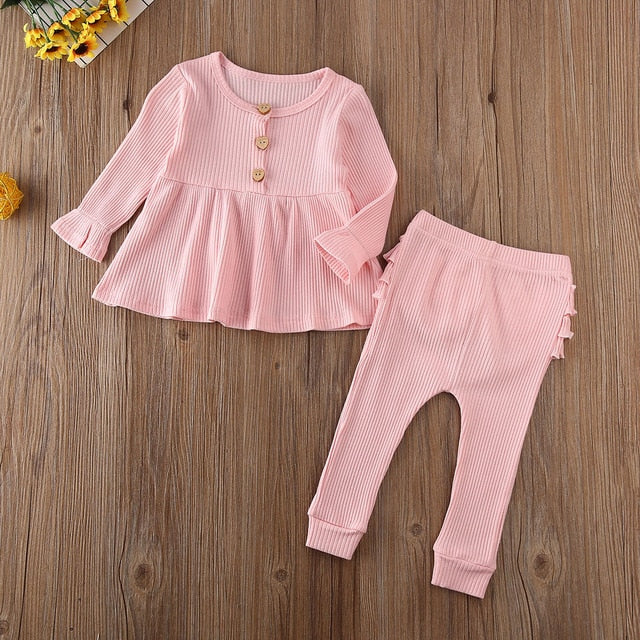 Cozy Cotton Solid 2Pcs Set