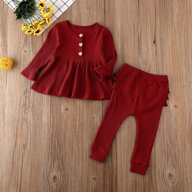 Cozy Cotton Solid 2Pcs Set