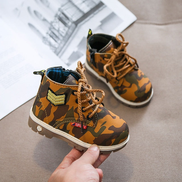 Camo Boots - The Childrens Firm