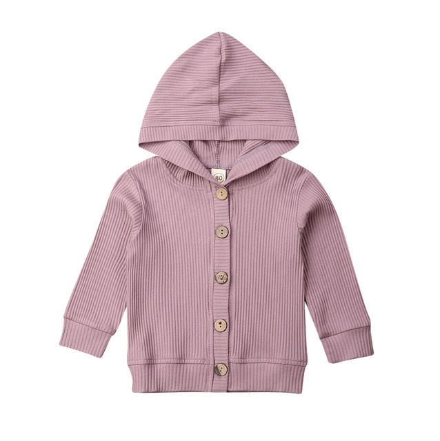 Baby Girl Knitted Light Coat - The Childrens Firm