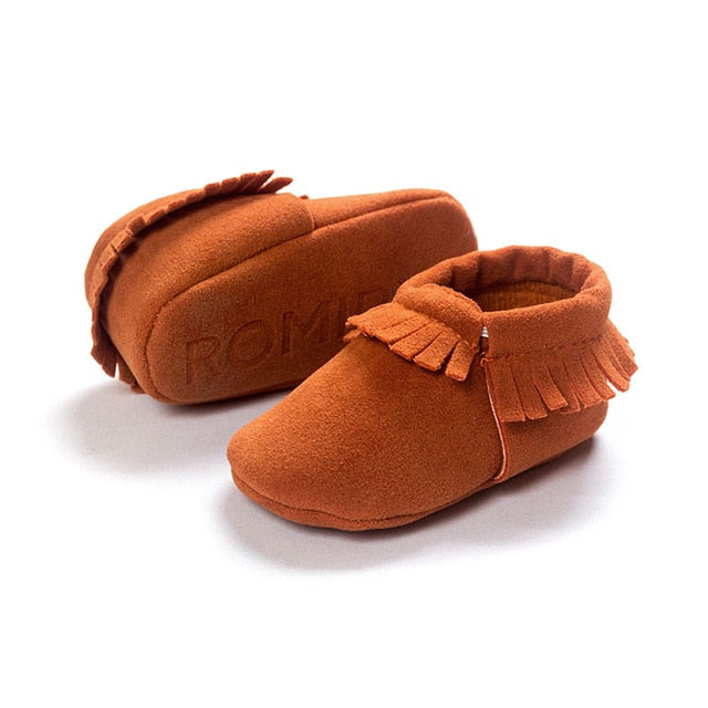 Baby Fringe Moccasins - The Childrens Firm