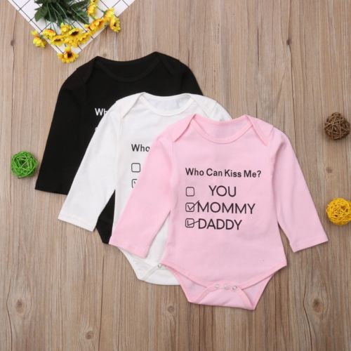 Who can Kiss Me Onesie - The Childrens Firm