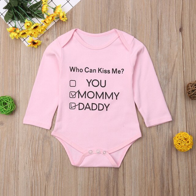 Who can Kiss Me Onesie - The Childrens Firm