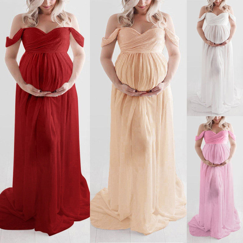 Sweet Chiffon Maternity Dress - The Childrens Firm