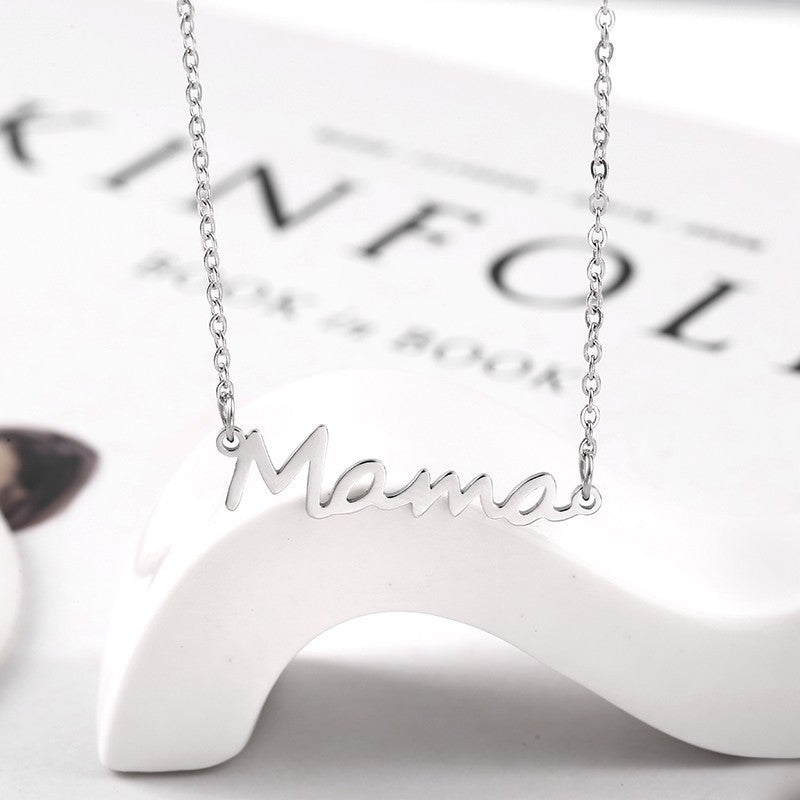 Mama Nameplate Necklace - The Childrens Firm