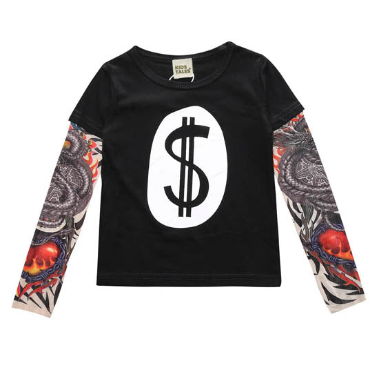 Graphic Sleeve Tee - The Childrens Firm