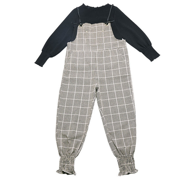 Plaid Overall Set - The Childrens Firm