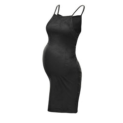 Sleeveless Fitted Maternity Dress - The Childrens Firm