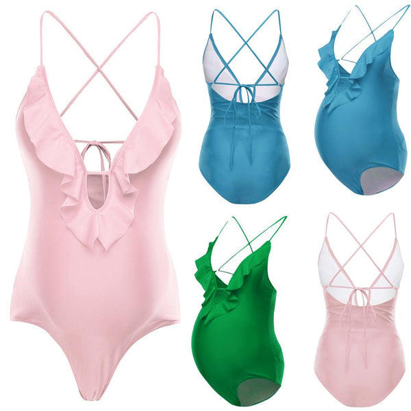 Cross Back Maternity Swimsuit - The Childrens Firm