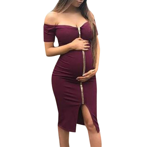 Zip Me Up Maternity Dress - The Childrens Firm