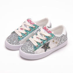 Sequin Glitter Star Sneakers
