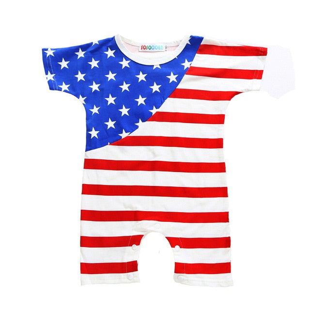 Independence Flag Romper - The Childrens Firm
