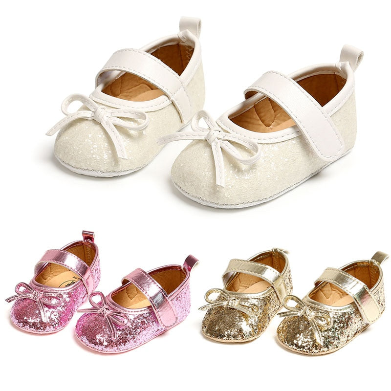 Baby Girl's Soft Soled Princes Flats