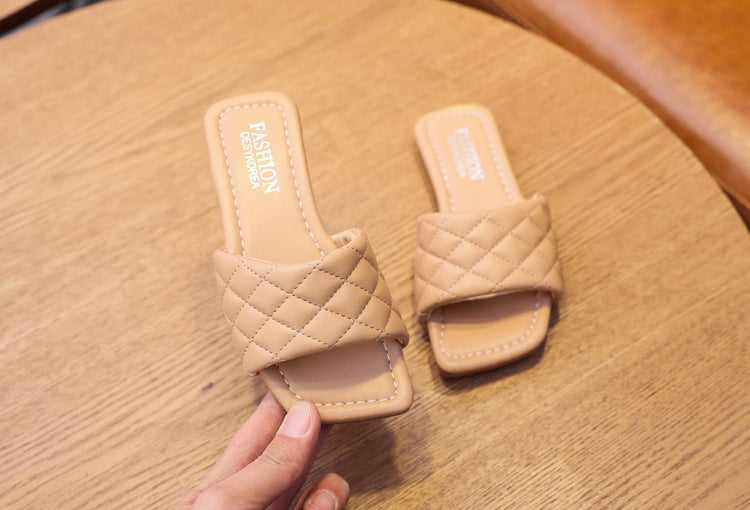 Quilted Chic Girls Sandals