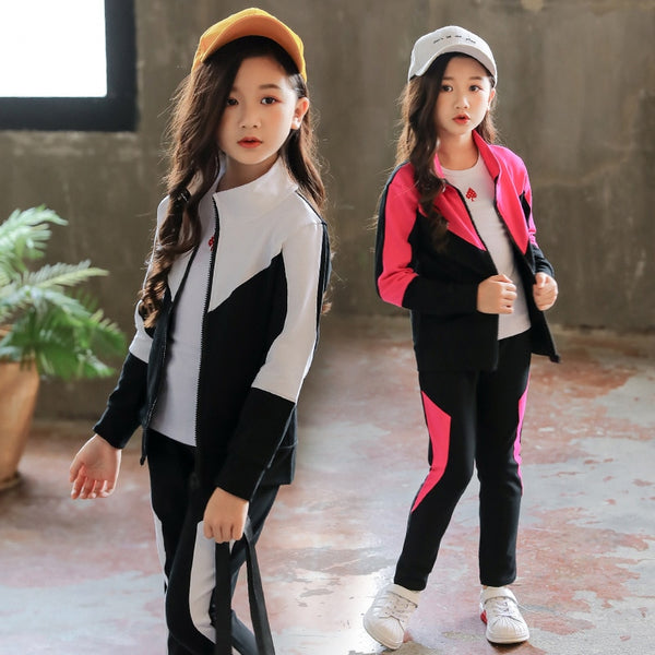 Girls Active Trendz Tracksuit