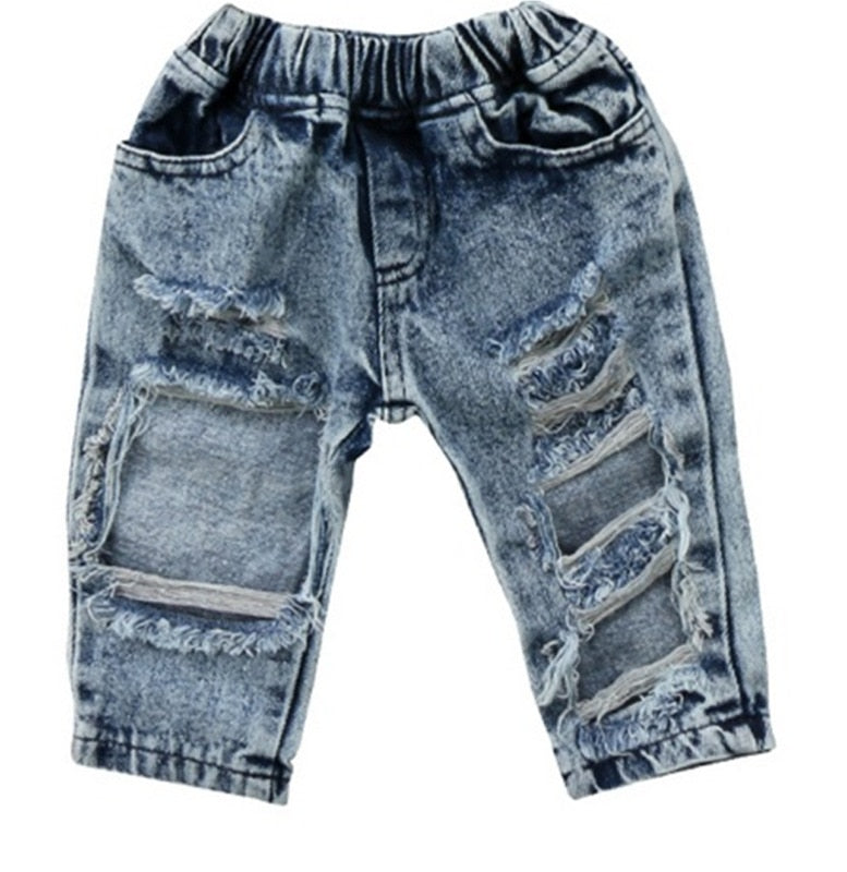Denim Ripped Jeans - The Childrens Firm