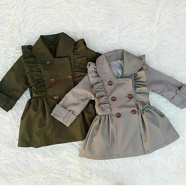 Casual Trench Bandage Coat - The Childrens Firm