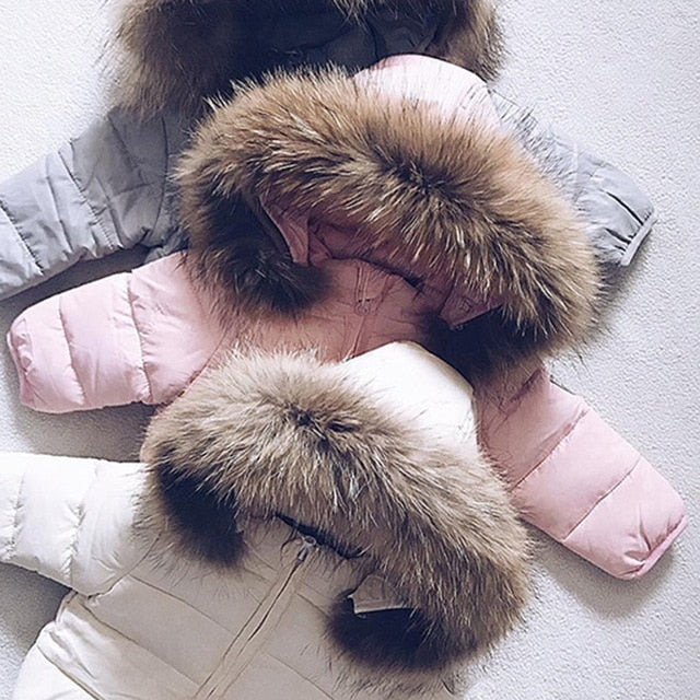 Winter Fur Bubble Coat