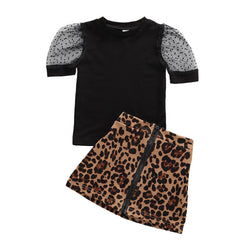 Animal Print Blouse Set - The Childrens Firm