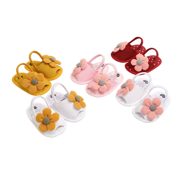 Floral Canvas Sandals - The Childrens Firm