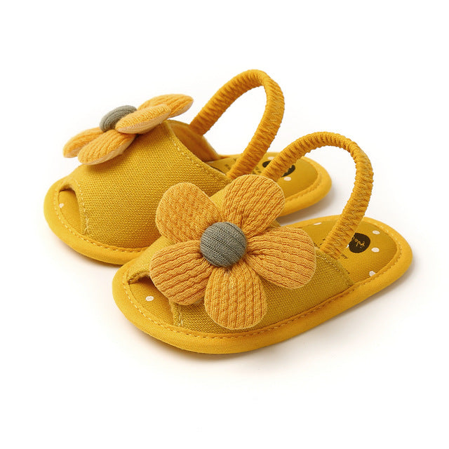 Floral Canvas Sandals - The Childrens Firm