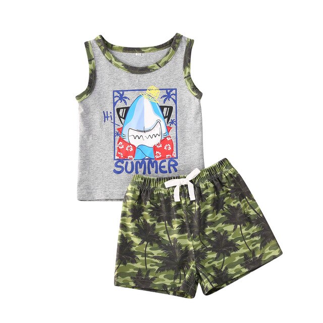 Summer Printed Boy Sets - The Childrens Firm