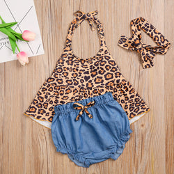 Leopard Strappy Set - The Childrens Firm